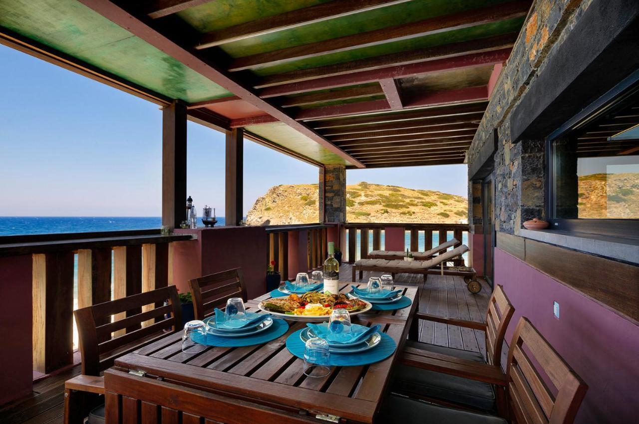Villa Menelaos Penthouse Мохлос Екстер'єр фото